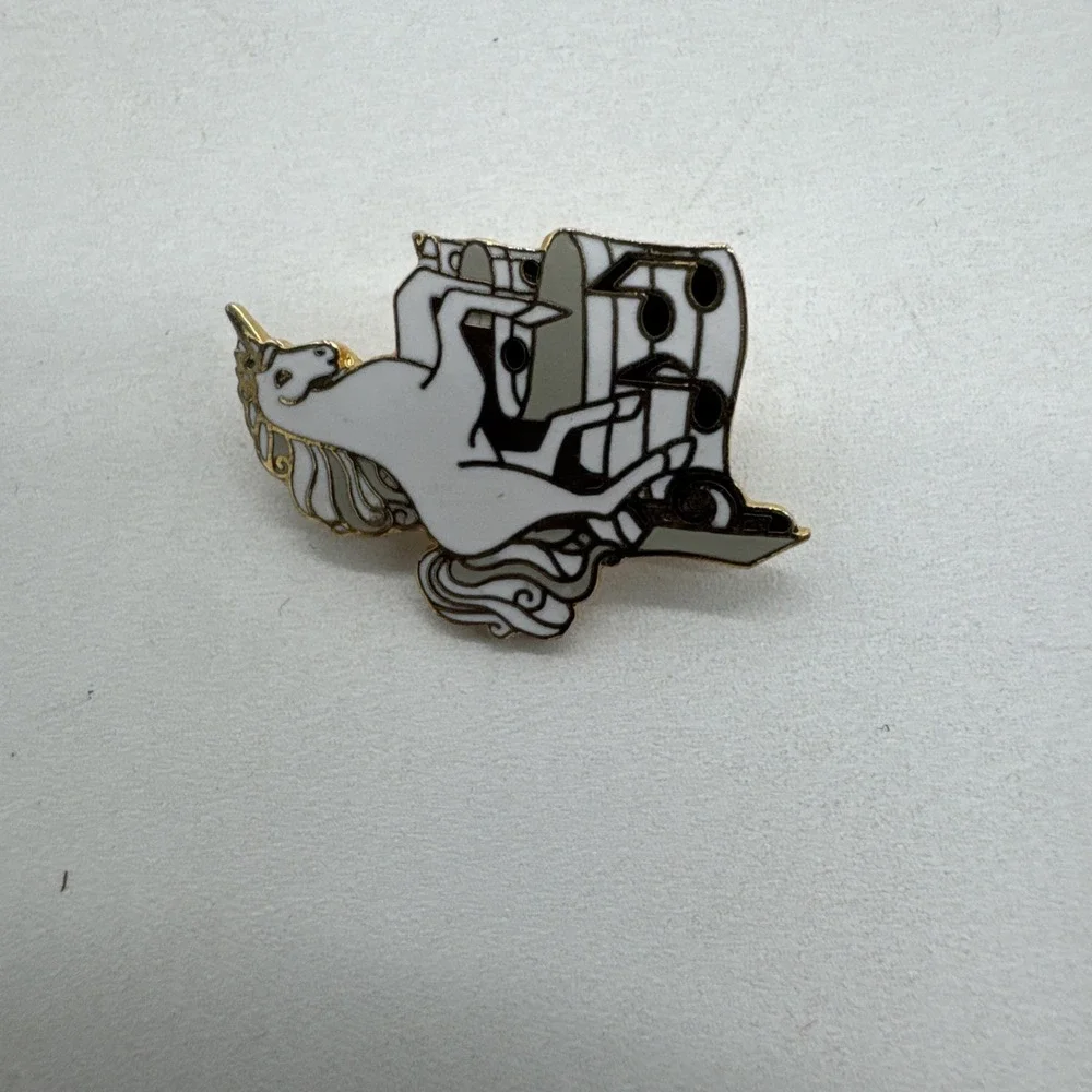 Gift Creations Metal Unicorn With Music Notes Brooch Pin 1